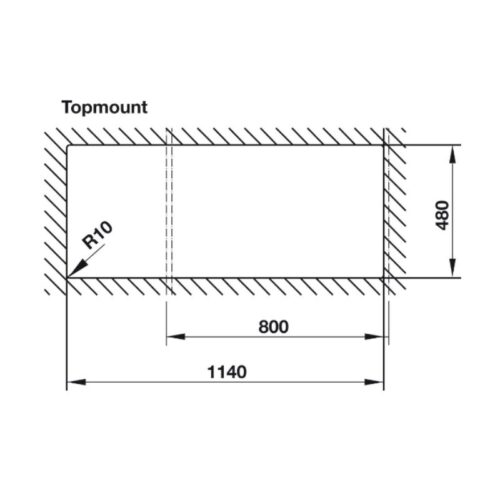 thông số kỹ thuật của Chậu đá Hafele Julius HS-GDD11650 570.35.560