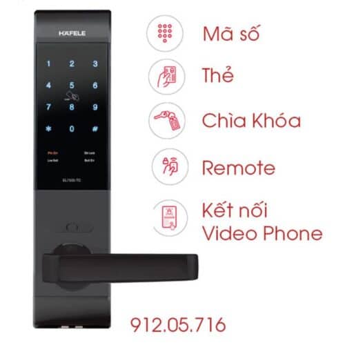 Chức năng Khóa điện tử Hafele EL7500-TC 912.05.716