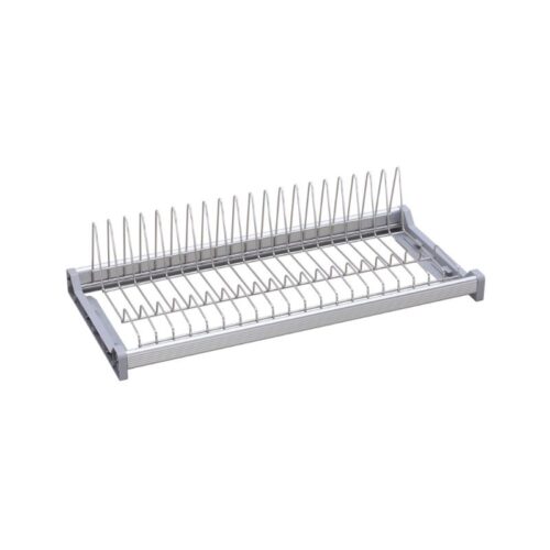 Khay up chén đĩa Hafele 544.01.309 đen, 864X263mm