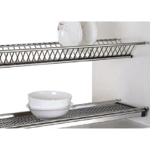 Ảnh thực tế rổ chén đĩa không khung PRESTO Cucina 544.40.024 Inox 304