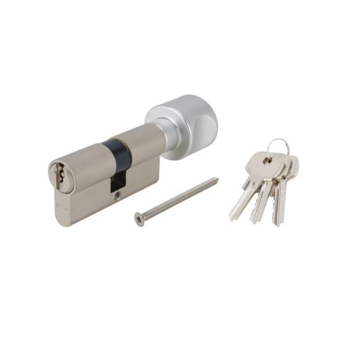 Ảnh thực tế ruột khóa 1 đầu chìa 1 đầu vặn Hafele 916.01.013, 71mm Đồng thau
