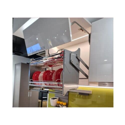 Ảnh thực tế bộ rổ bát đĩa Hafele Lento 504.76.019 600mm