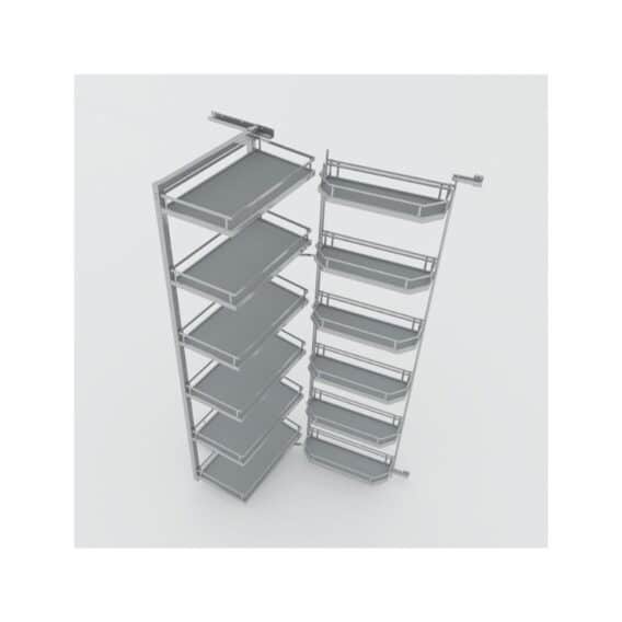 Bộ rổ Hafele Kara Swing 548.65.842 6 tầng 450mm