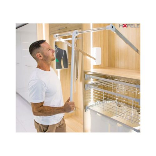 ẢNh thực tế của tay nâng móc áo 450 - 600mm Hafele 805.11.752