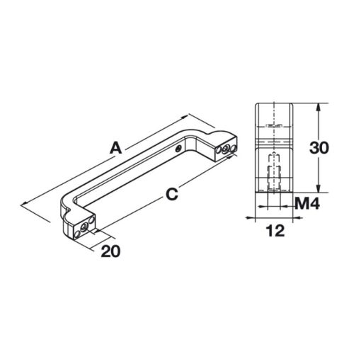 kich thuoc tay nam tu h1530 180mm hafele 106 61 044