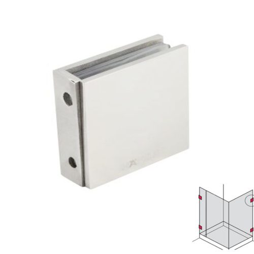 Lắp đặt kẹp kính tường 90º phòng tắm kính Hafele 981.77.918