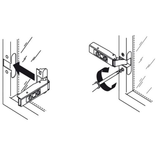 Bản Lề Metalla SM 110º Trùm Ngoài Hafele 315.26.710 4 Hướng dẫn lắp bản Lề Metalla SM 110º Trùm Ngoài Hafele 315.26.710