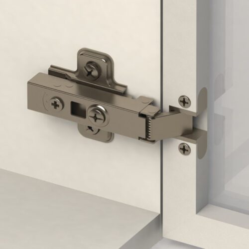 Bản lề trùm ngoài tủ khung nhôm Hafele 311.68.510