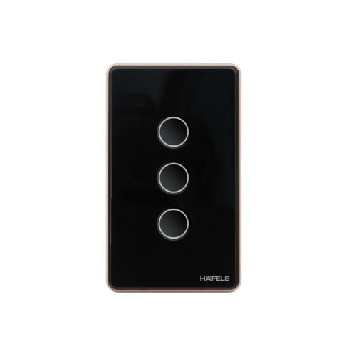 Công tắc ZB 3G US 10A Đen L Hafele HSL-LS3G01B 820.71.002
